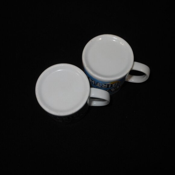 pair of cute Happy Birthday espresso cups - Picture 5 of 5